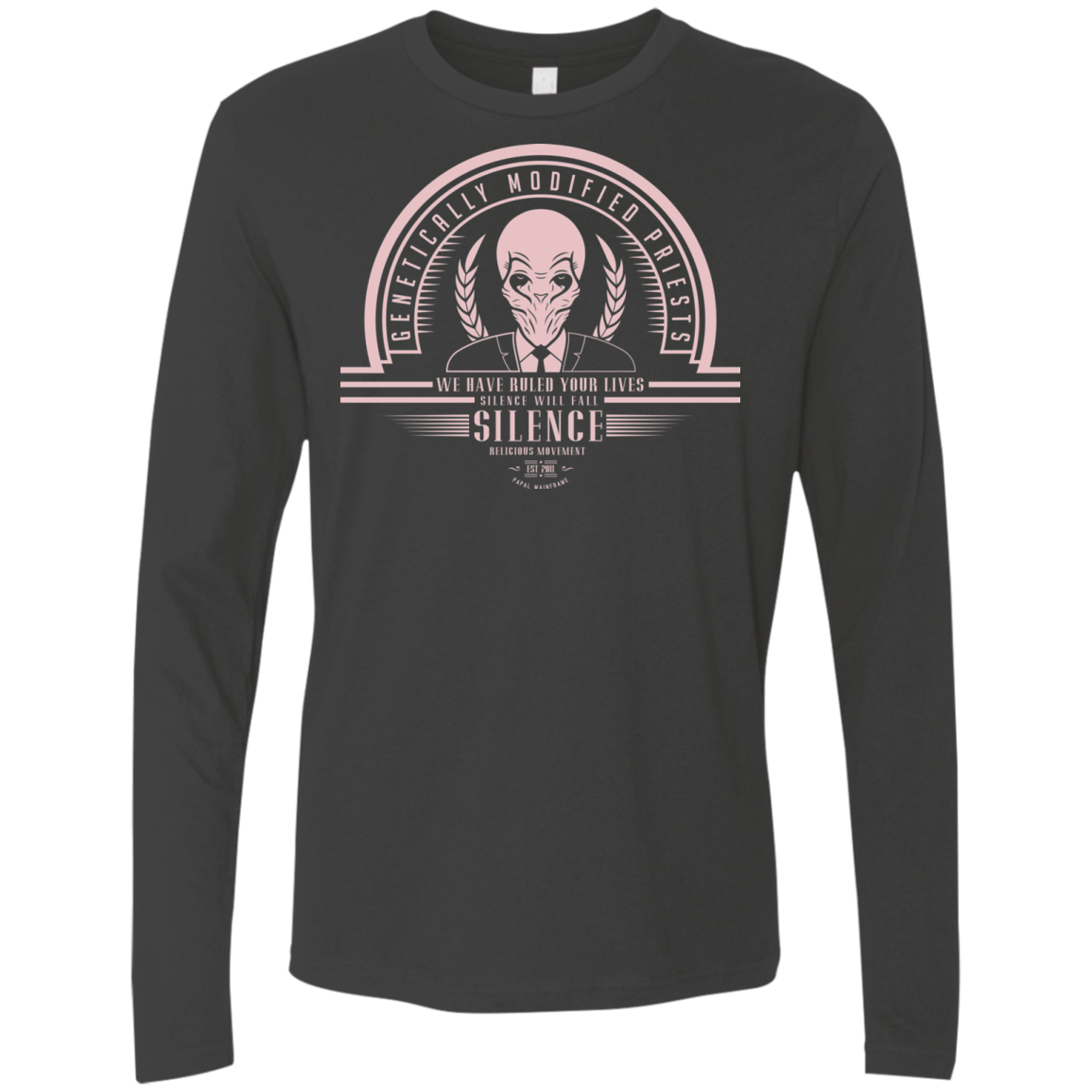 T-Shirts Heavy Metal / Small Who Villains Silence Men's Premium Long Sleeve