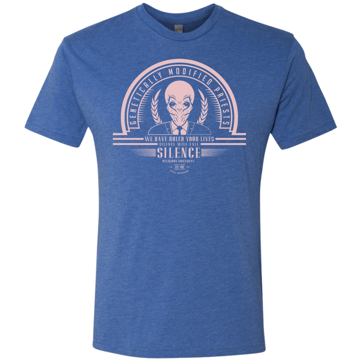 T-Shirts Vintage Royal / Small Who Villains Silence Men's Triblend T-Shirt