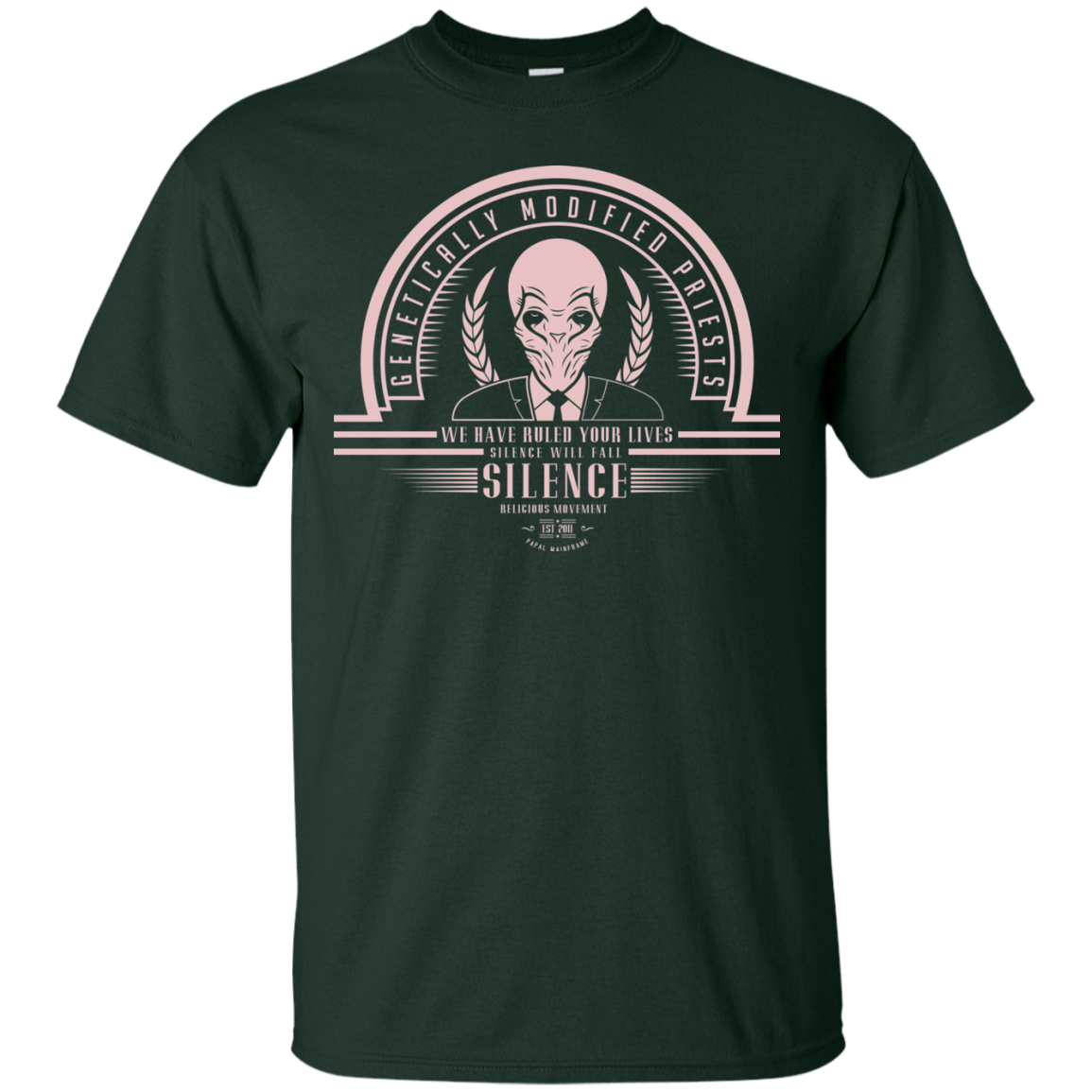 T-Shirts Forest Green / Small Who Villains Silence T-Shirt