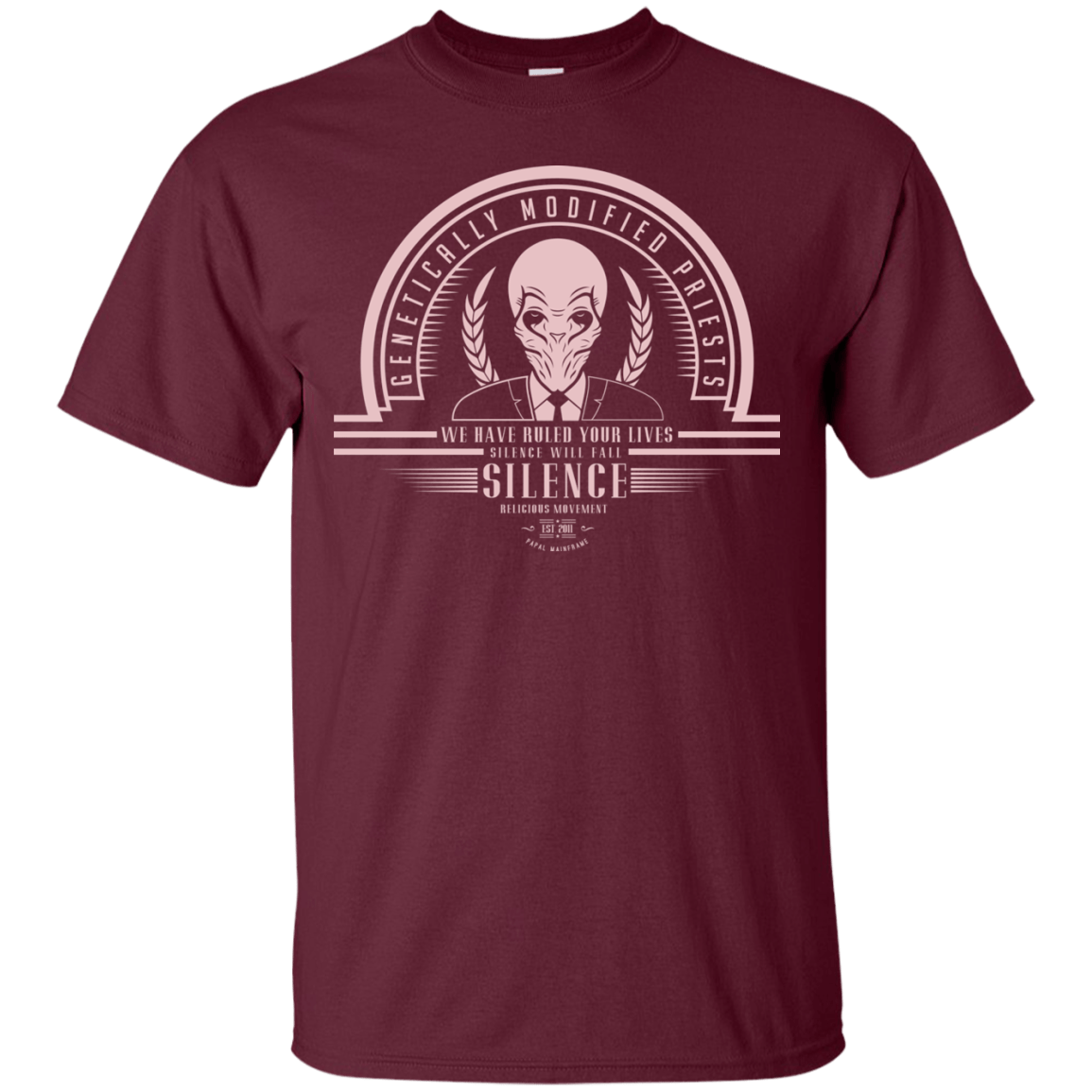 T-Shirts Maroon / Small Who Villains Silence T-Shirt