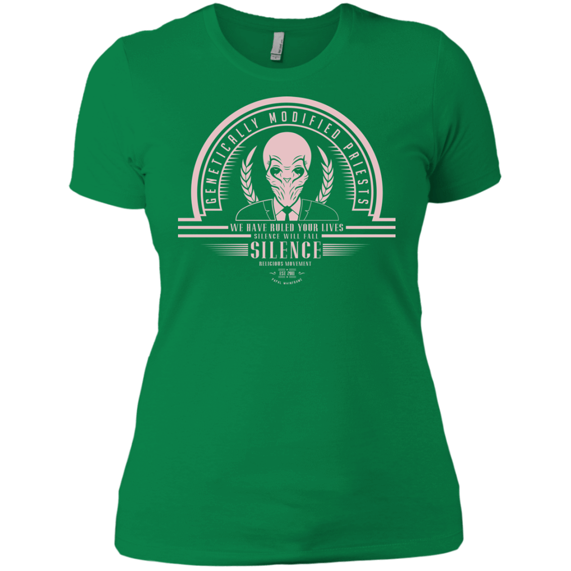 T-Shirts Kelly Green / X-Small Who Villains Silence Women's Premium T-Shirt