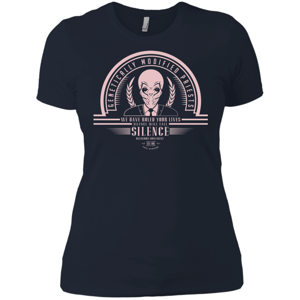 T-Shirts Midnight Navy / X-Small Who Villains Silence Women's Premium T-Shirt