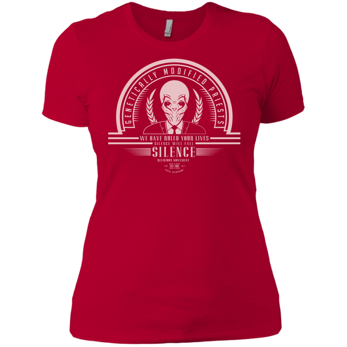 T-Shirts Red / X-Small Who Villains Silence Women's Premium T-Shirt