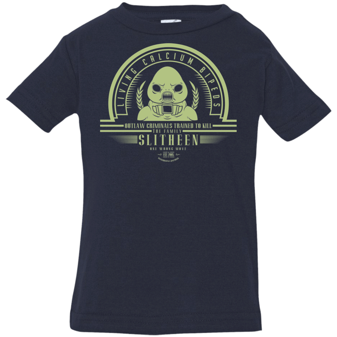 T-Shirts Navy / 6 Months Who Villains Slitheen Infant Premium T-Shirt