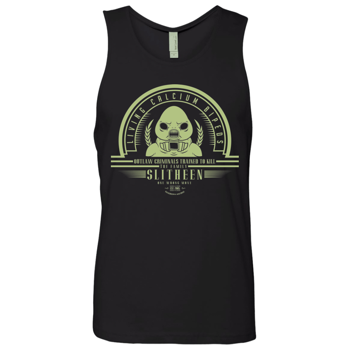 T-Shirts Black / Small Who Villains Slitheen Men's Premium Tank Top