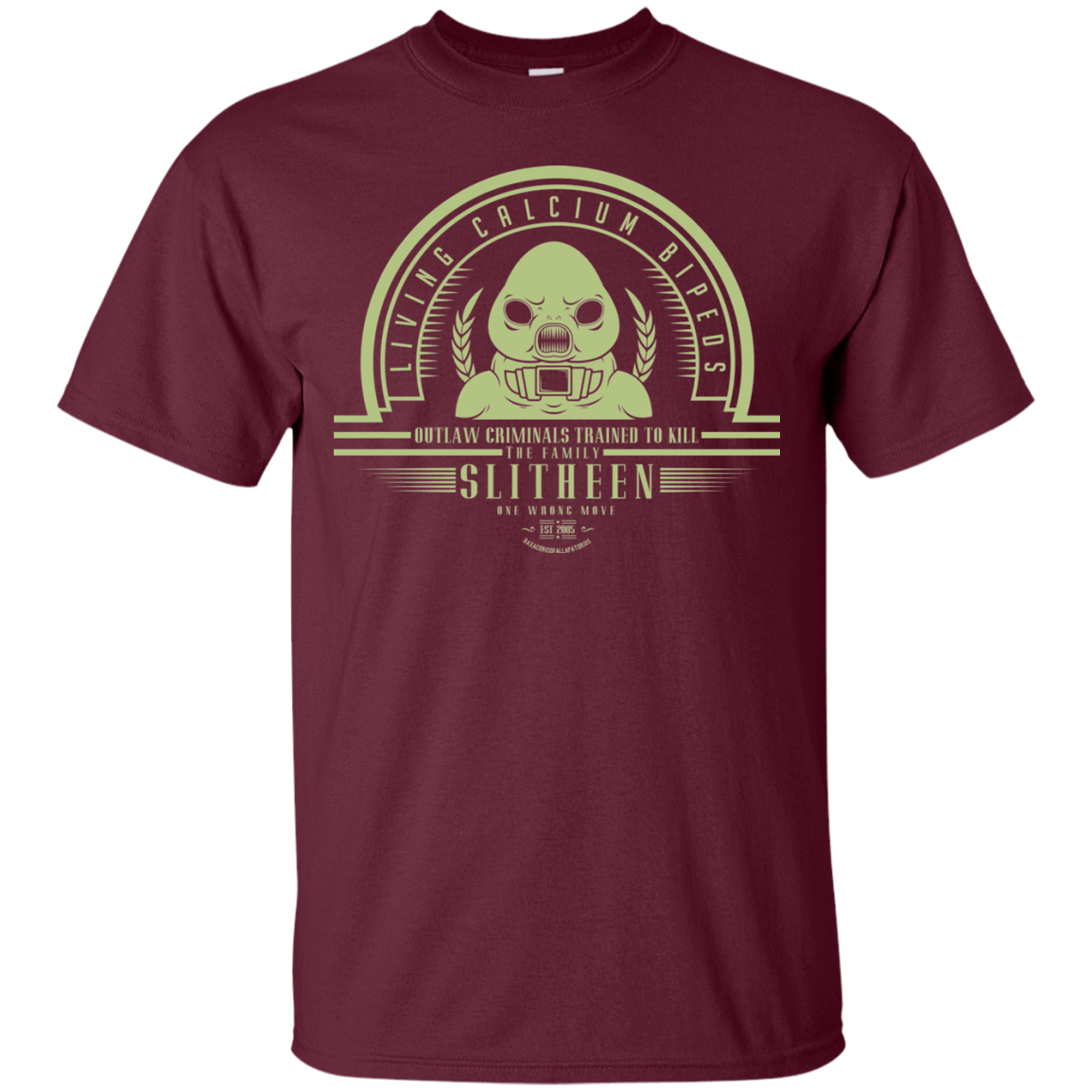 T-Shirts Maroon / Small Who Villains Slitheen T-Shirt