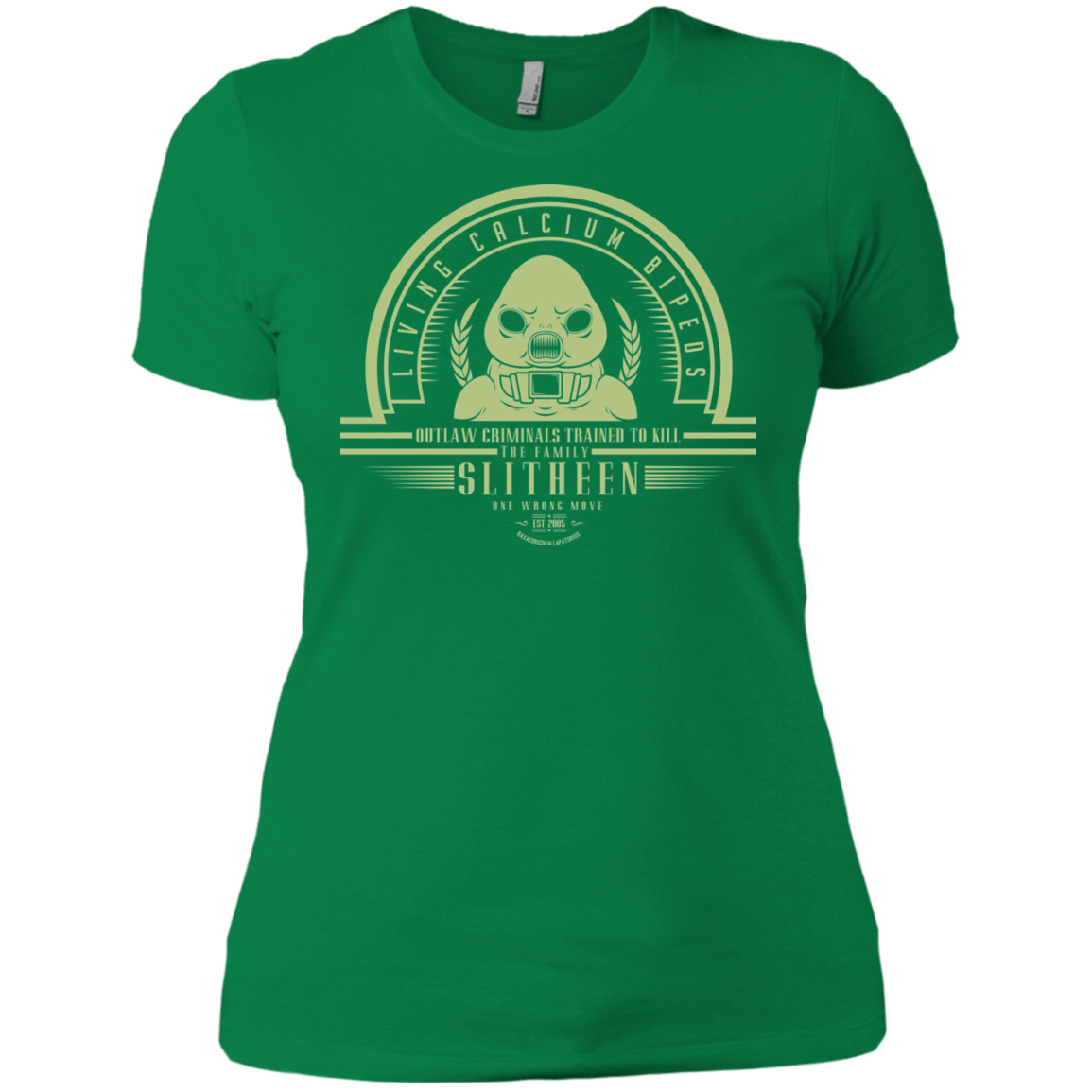 T-Shirts Kelly Green / X-Small Who Villains Slitheen Women's Premium T-Shirt