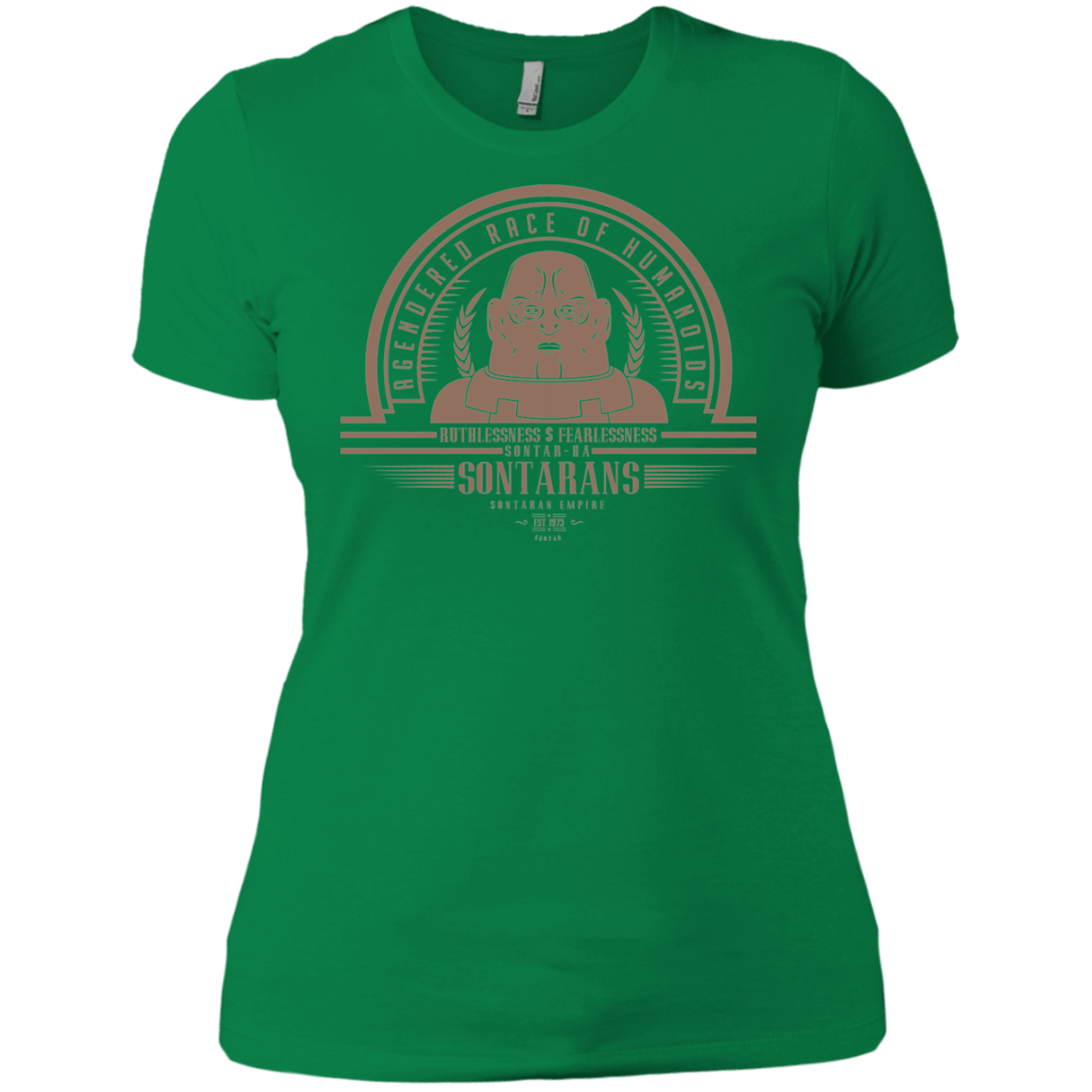 T-Shirts Kelly Green / X-Small Who Villains Sontarans Women's Premium T-Shirt