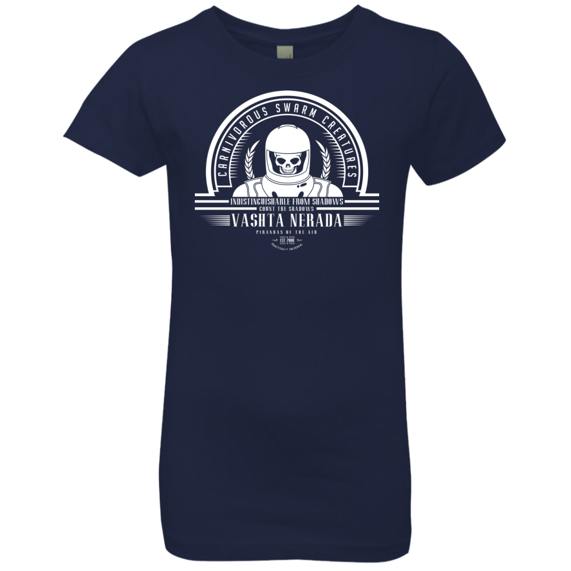 T-Shirts Midnight Navy / YXS Who Villains Vashta Nerada Girls Premium T-Shirt