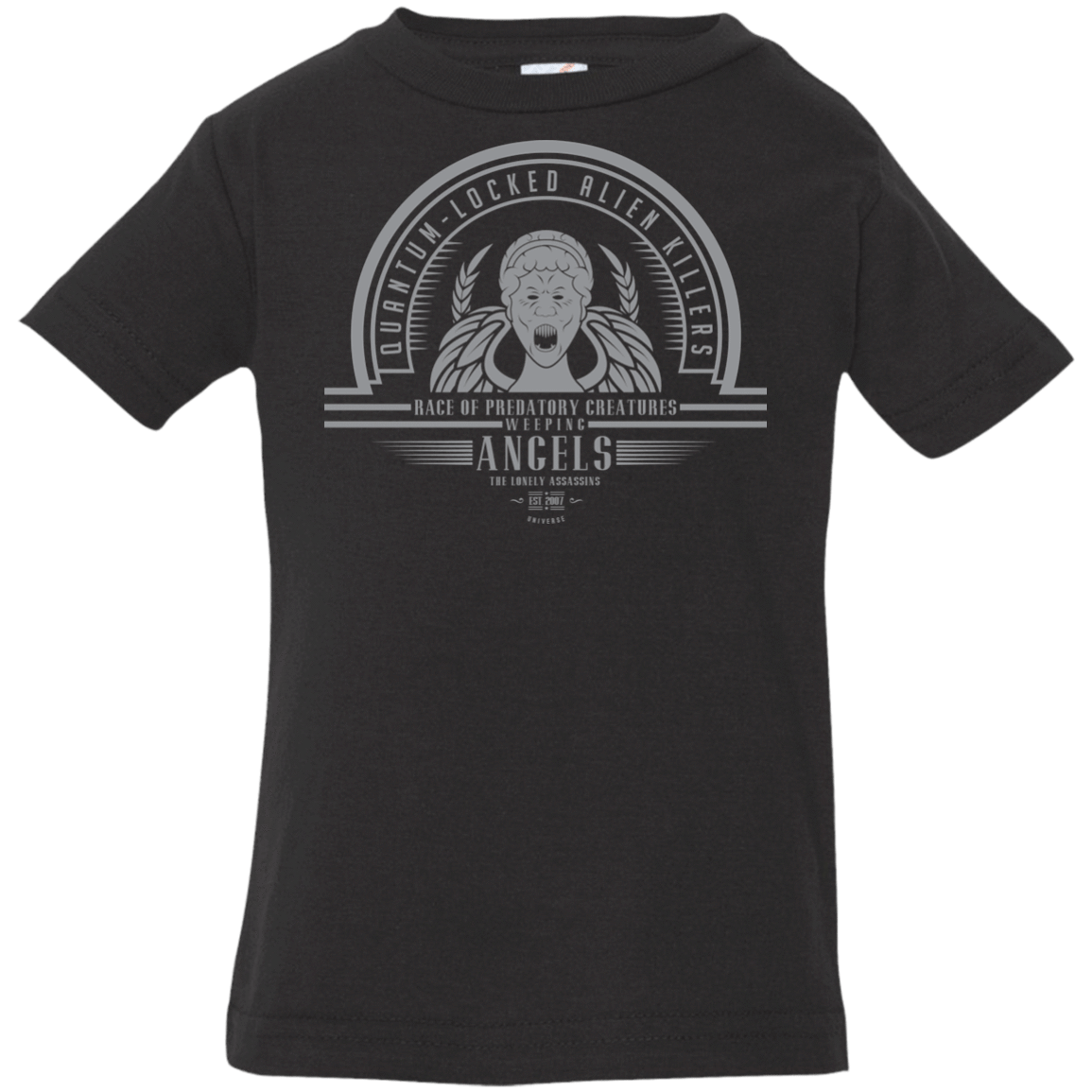 T-Shirts Black / 6 Months Who Villains Weeping Angels Infant Premium T-Shirt