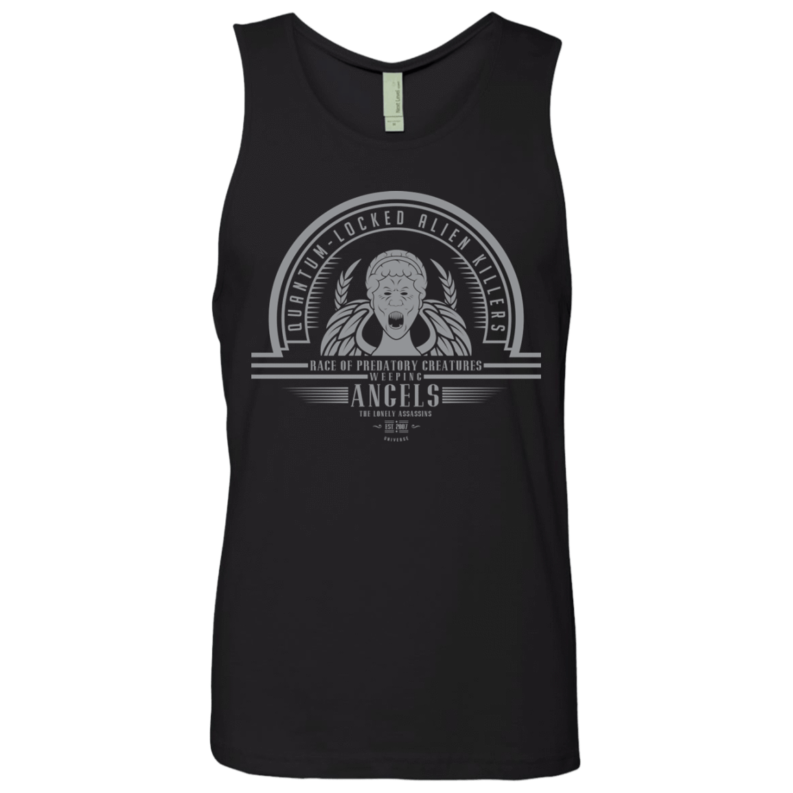 T-Shirts Black / Small Who Villains Weeping Angels Men's Premium Tank Top