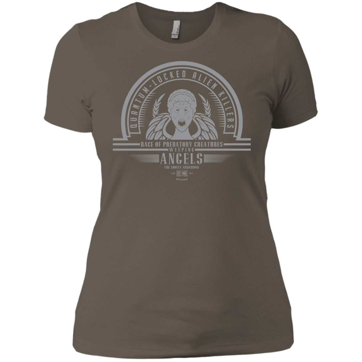 T-Shirts Warm Grey / X-Small Who Villains Weeping Angels Women's Premium T-Shirt