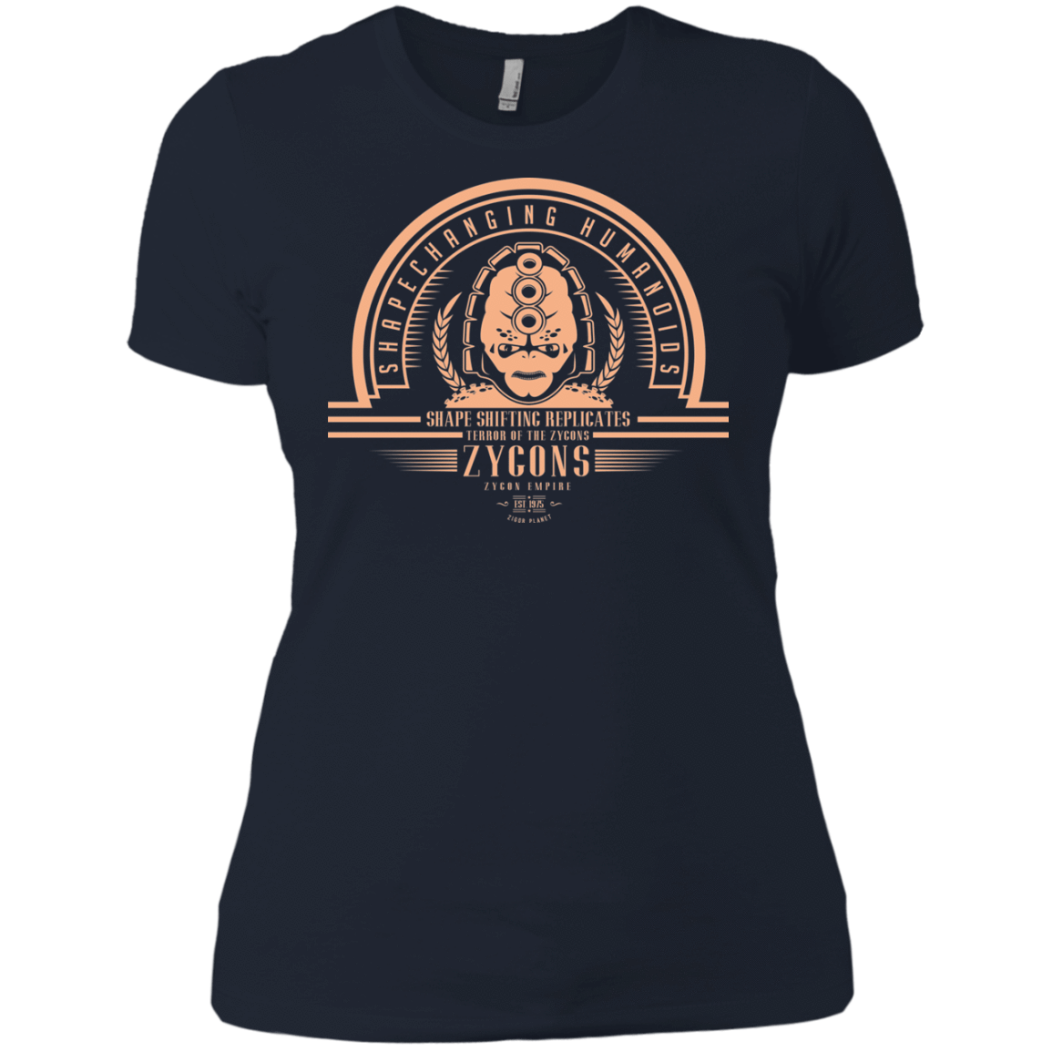 T-Shirts Midnight Navy / X-Small Who Villains Zygons Women's Premium T-Shirt