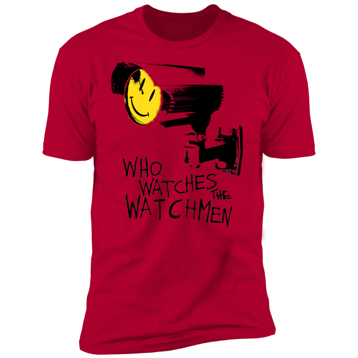 T-Shirts Red / S Who Watches CCTV Men's Premium T-Shirt