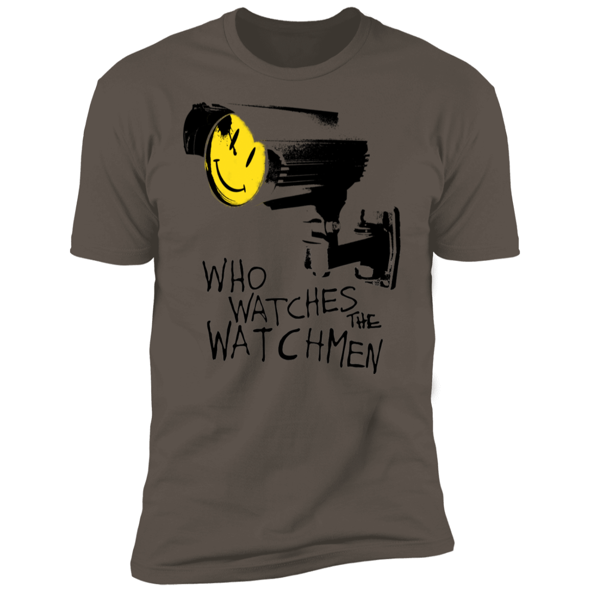 T-Shirts Warm Grey / S Who Watches CCTV Men's Premium T-Shirt