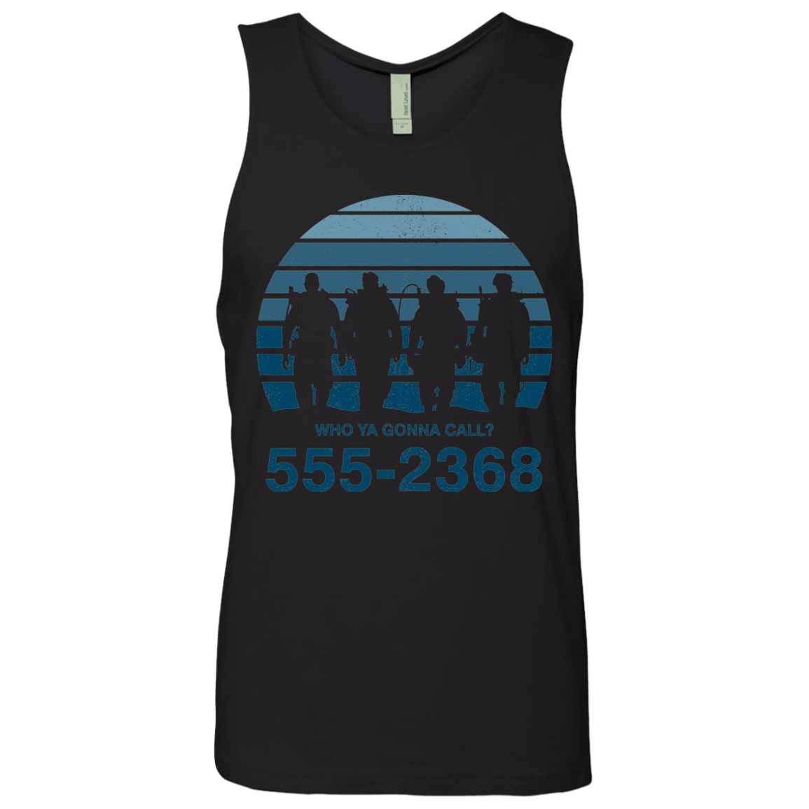 T-Shirts Black / Small Who Ya Gonna Call Men's Premium Tank Top
