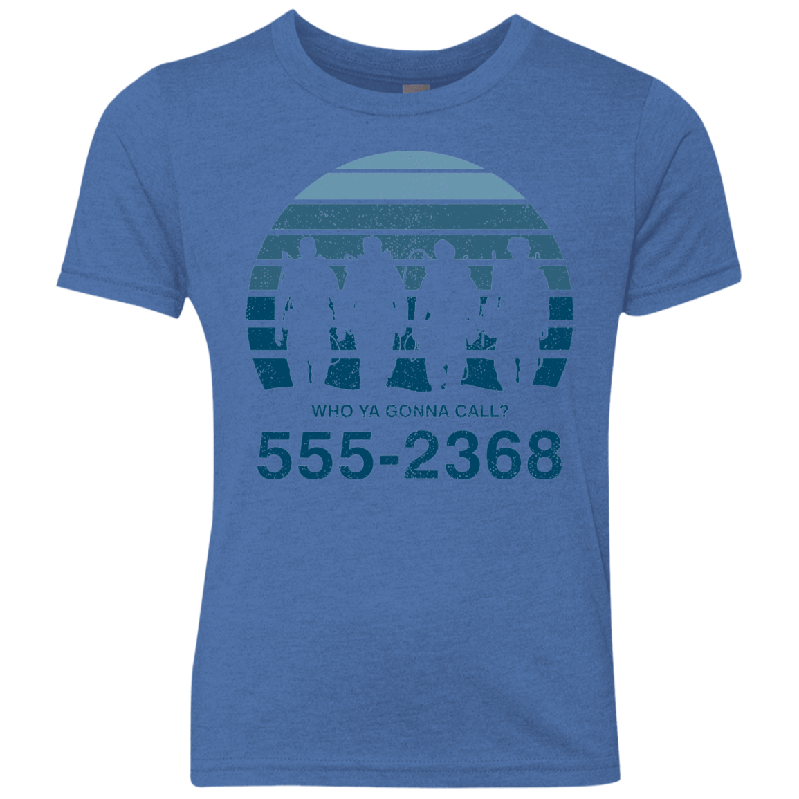 T-Shirts Vintage Royal / YXS Who Ya Gonna Call Youth Triblend T-Shirt