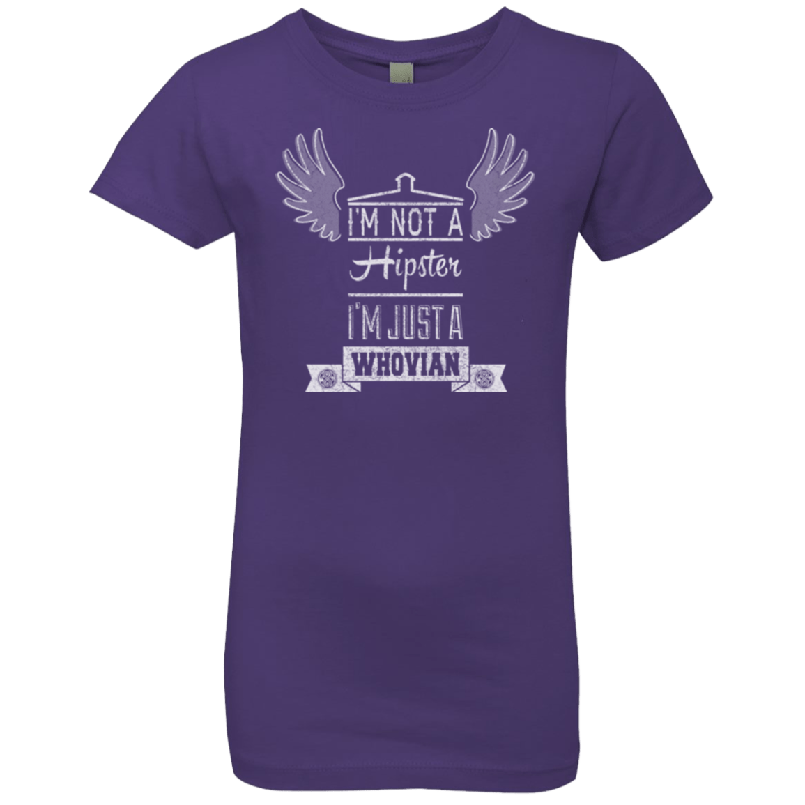 T-Shirts Purple Rush / YXS Whovian Hipster Girls Premium T-Shirt