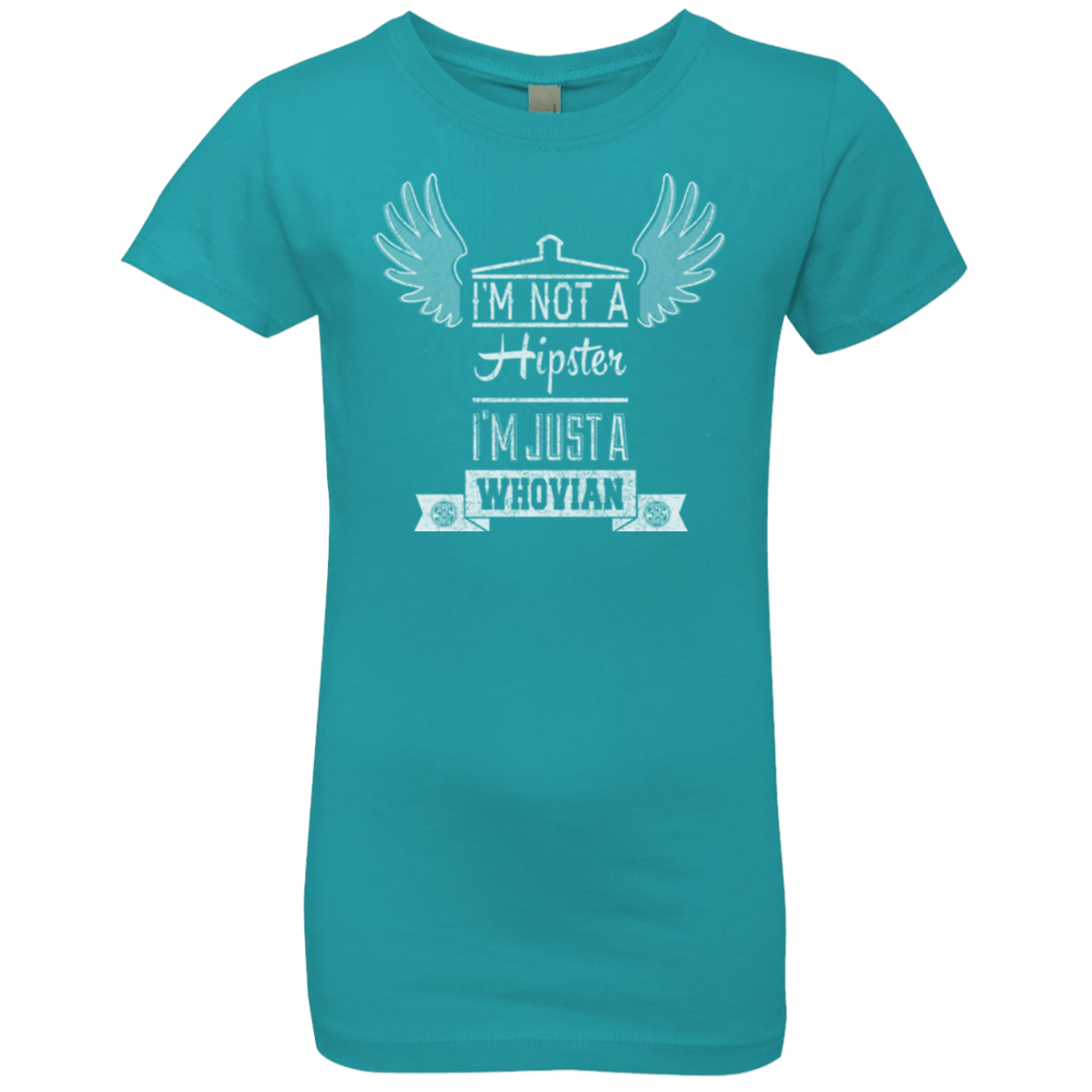 T-Shirts Tahiti Blue / YXS Whovian Hipster Girls Premium T-Shirt