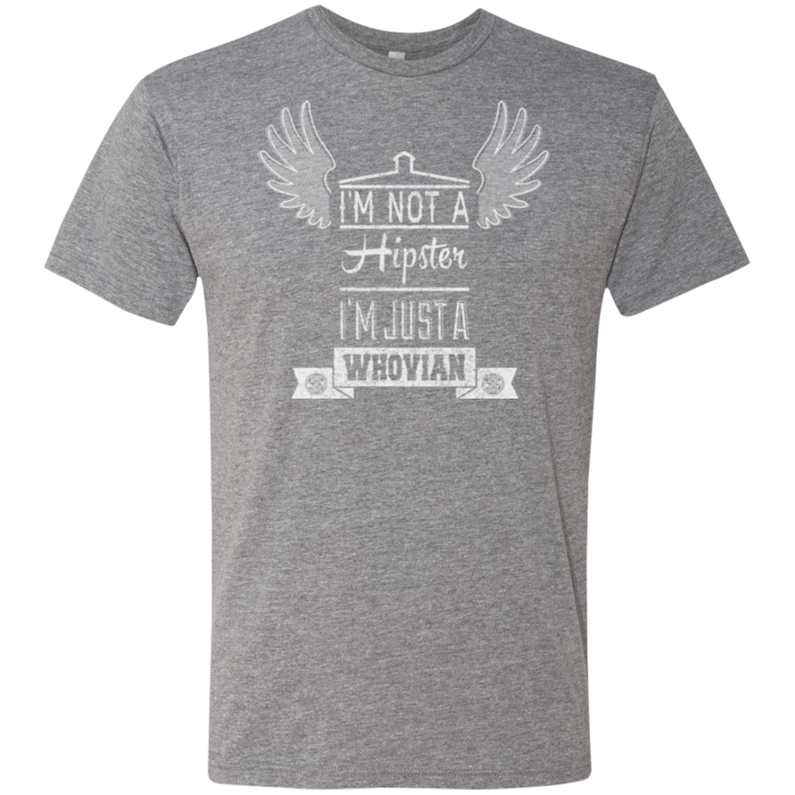 T-Shirts Premium Heather / Small Whovian Hipster Men's Triblend T-Shirt