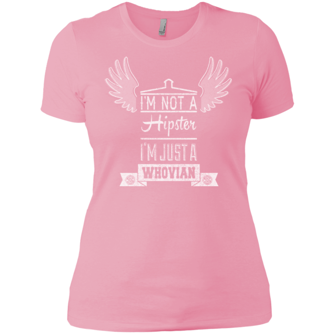 T-Shirts Light Pink / X-Small Whovian Hipster Women's Premium T-Shirt