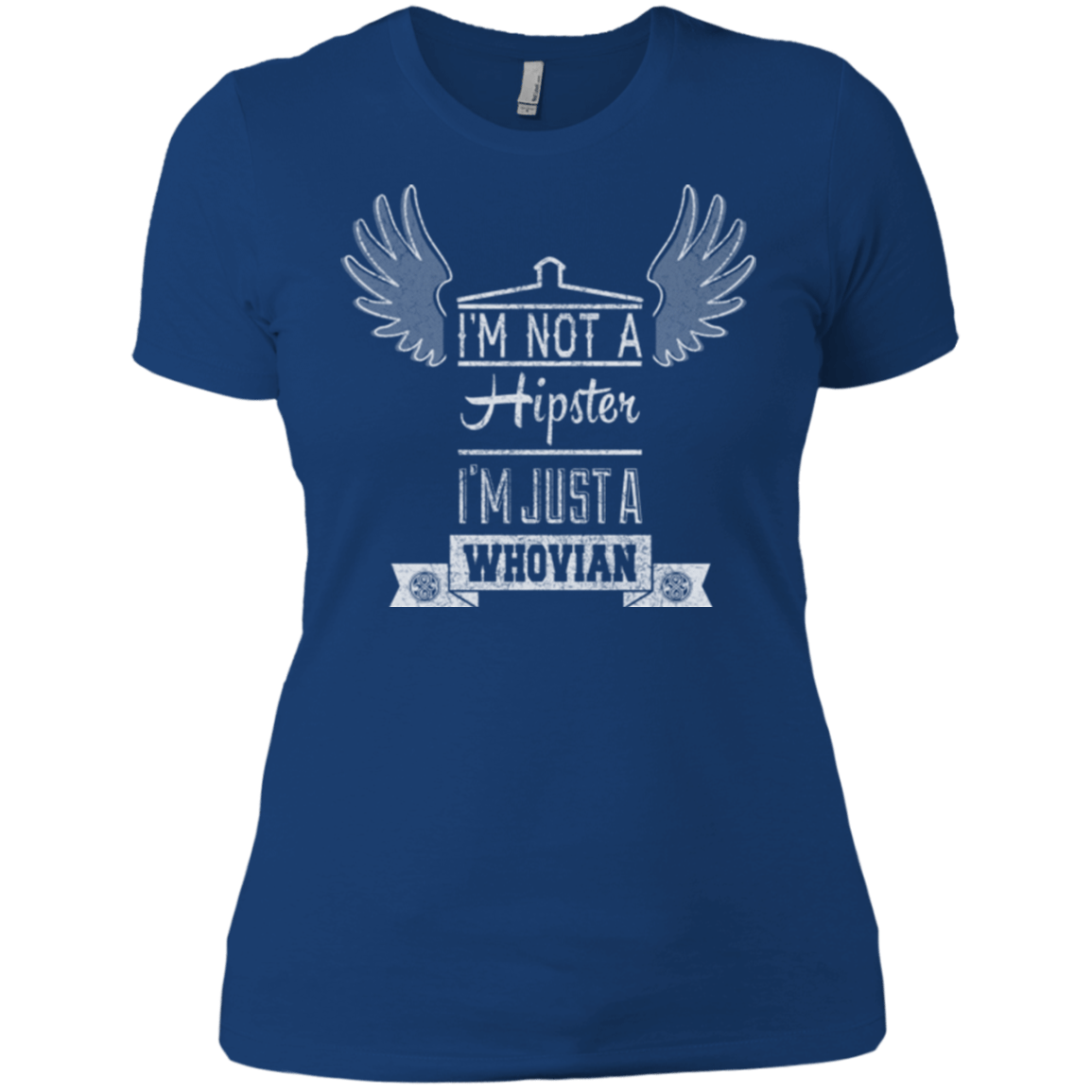 T-Shirts Royal / X-Small Whovian Hipster Women's Premium T-Shirt