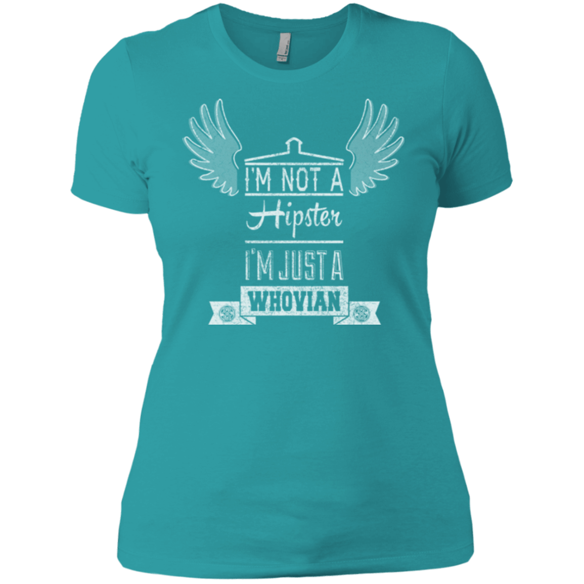 T-Shirts Tahiti Blue / X-Small Whovian Hipster Women's Premium T-Shirt