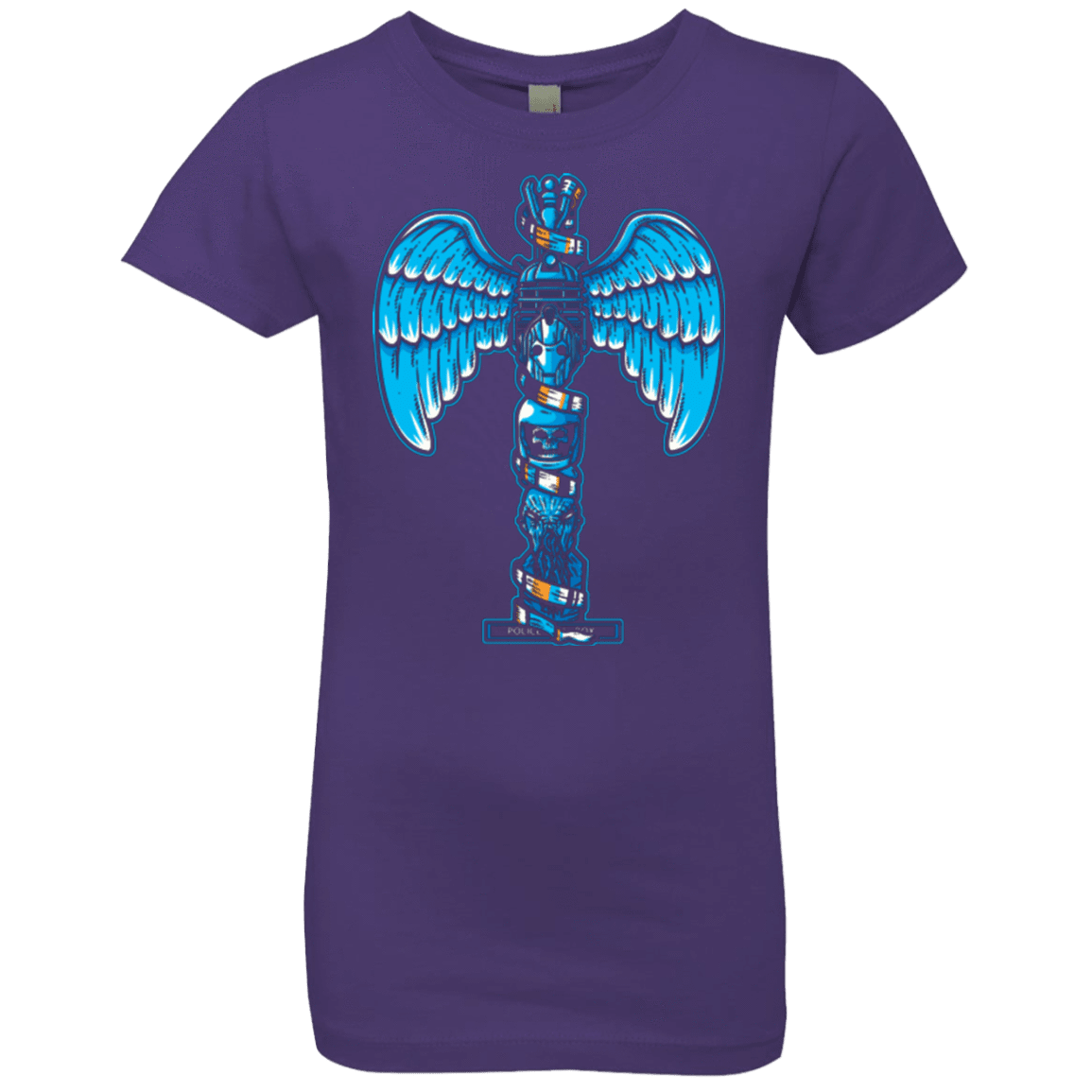 T-Shirts Purple Rush / YXS WHOVIAN TOTEM Girls Premium T-Shirt