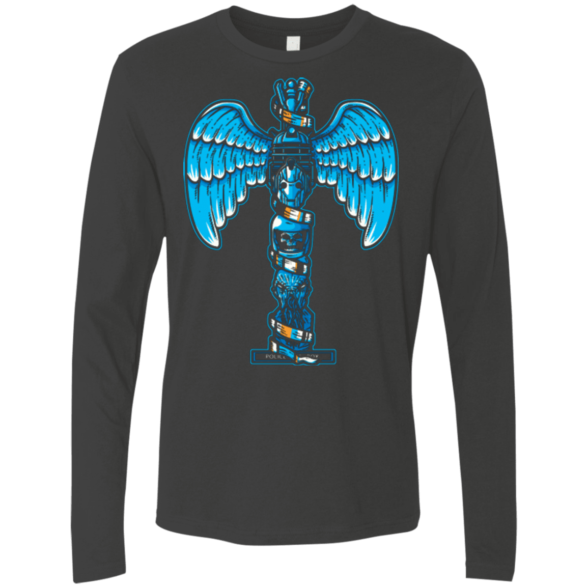 T-Shirts Heavy Metal / Small WHOVIAN TOTEM Men's Premium Long Sleeve