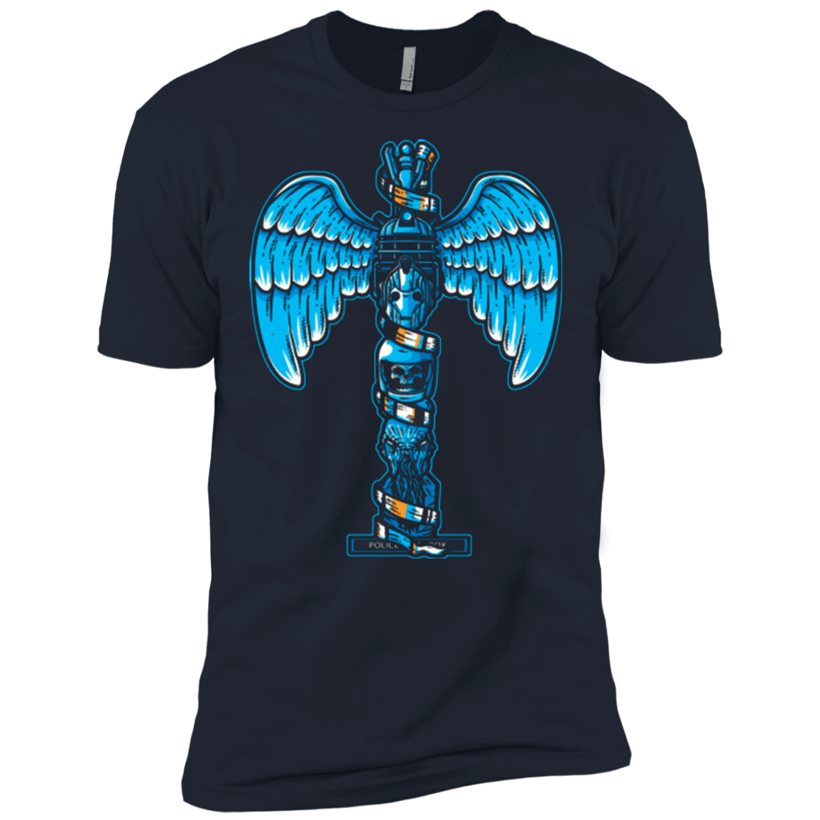 T-Shirts Midnight Navy / X-Small WHOVIAN TOTEM Men's Premium T-Shirt