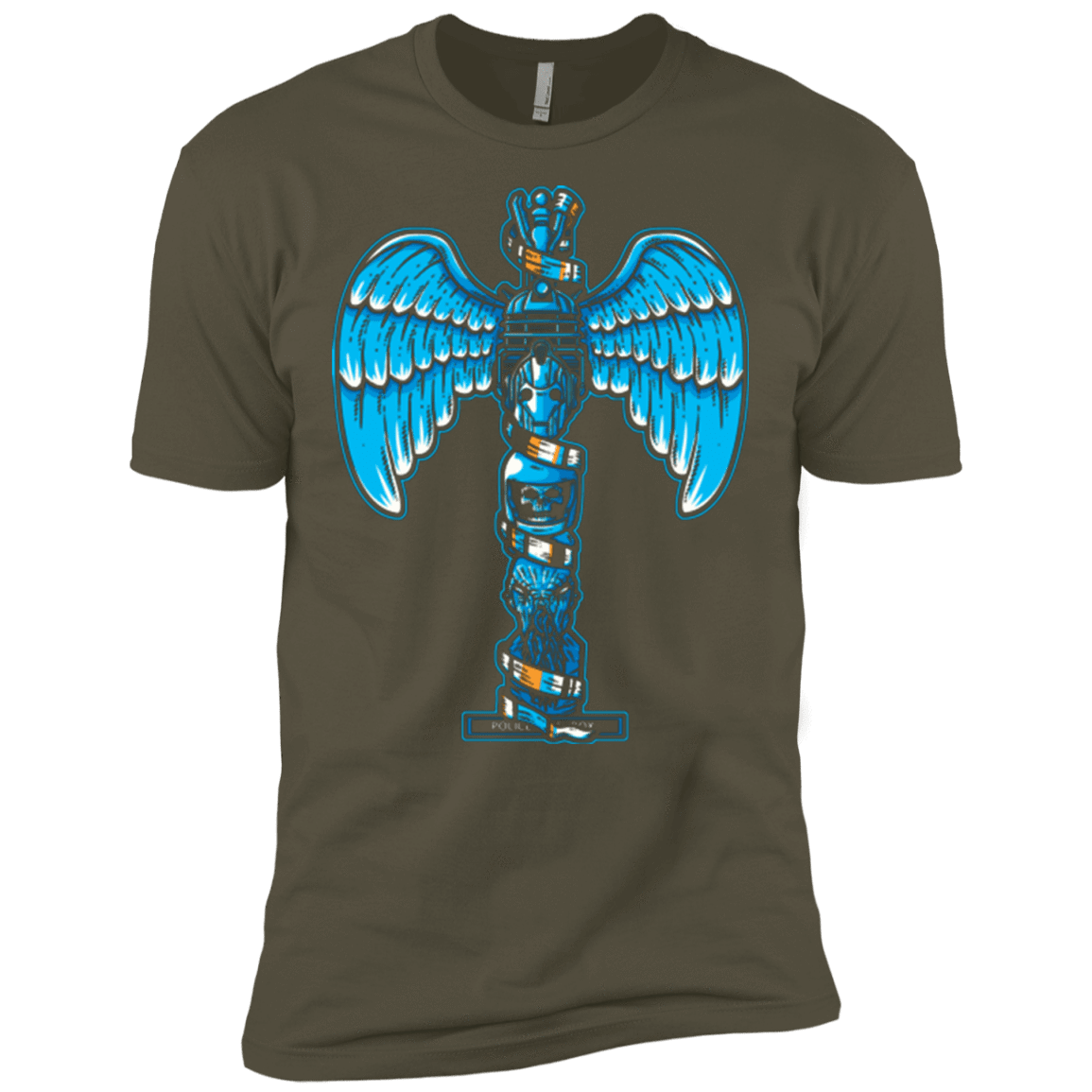 T-Shirts Military Green / X-Small WHOVIAN TOTEM Men's Premium T-Shirt