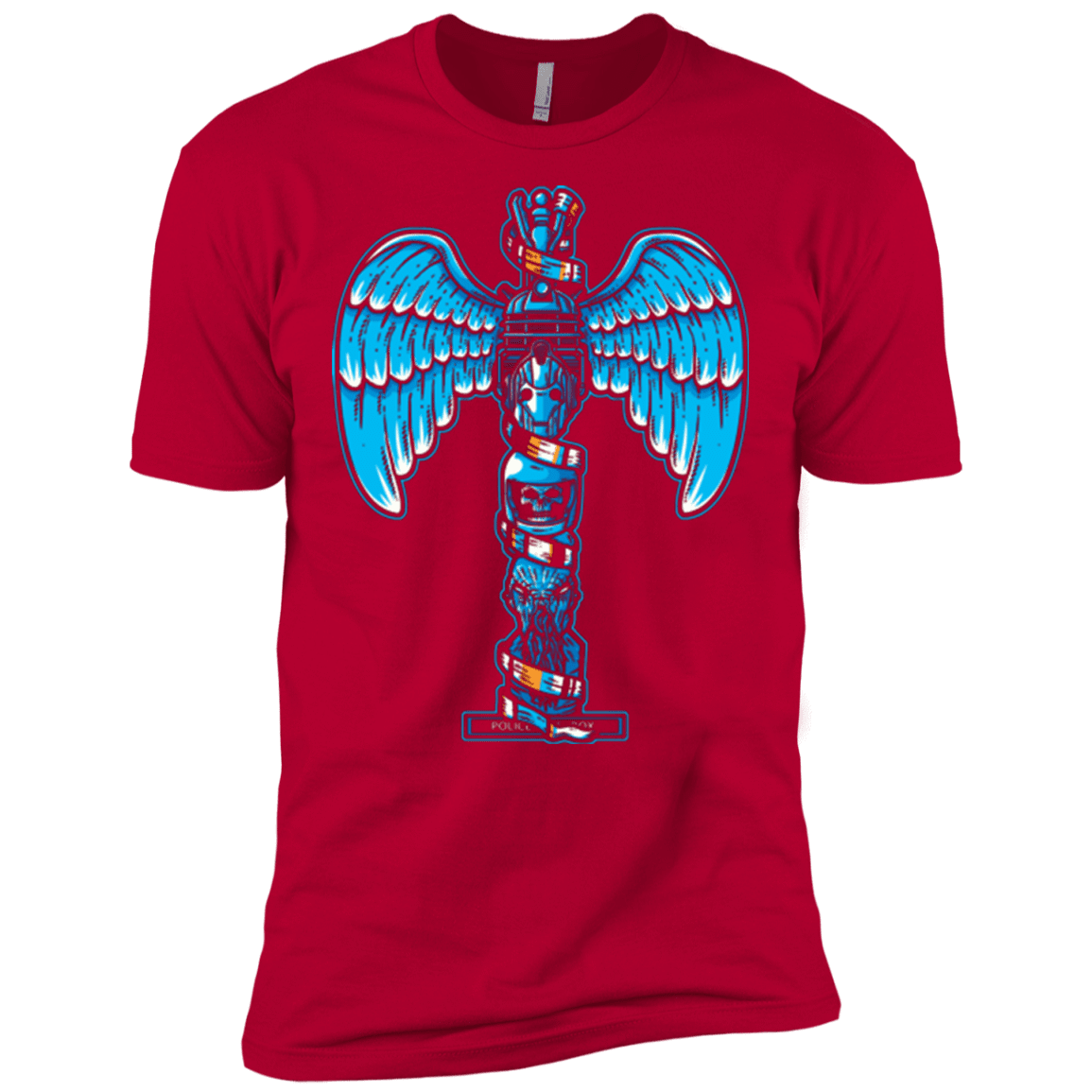 T-Shirts Red / X-Small WHOVIAN TOTEM Men's Premium T-Shirt