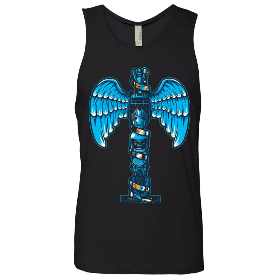 T-Shirts Black / Small WHOVIAN TOTEM Men's Premium Tank Top
