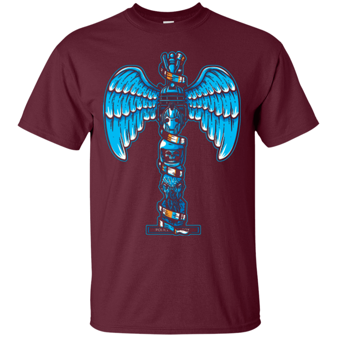 T-Shirts Maroon / Small WHOVIAN TOTEM T-Shirt