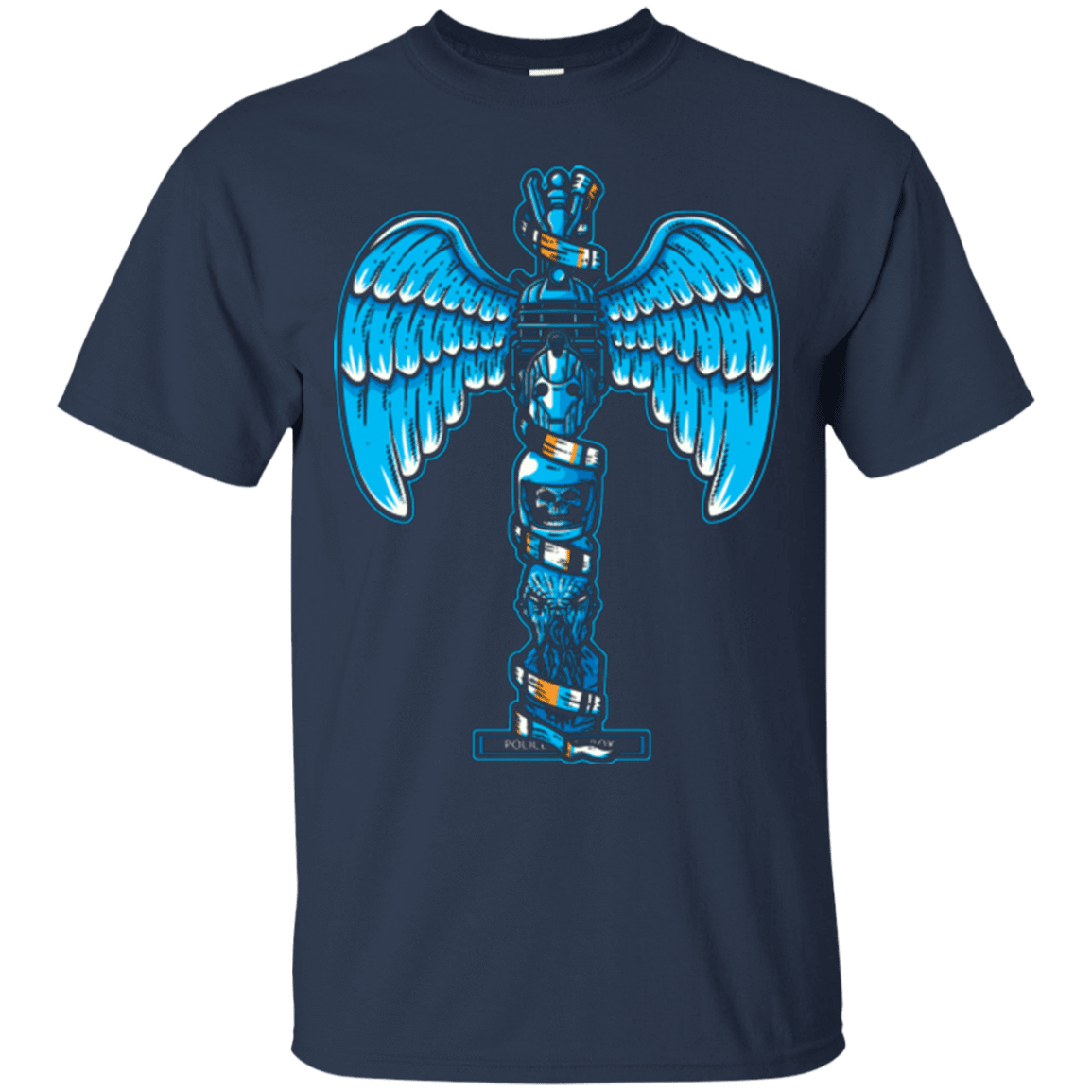T-Shirts Navy / Small WHOVIAN TOTEM T-Shirt