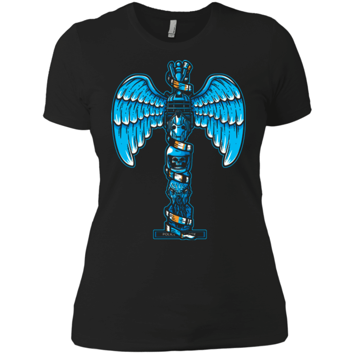 T-Shirts Black / X-Small WHOVIAN TOTEM Women's Premium T-Shirt