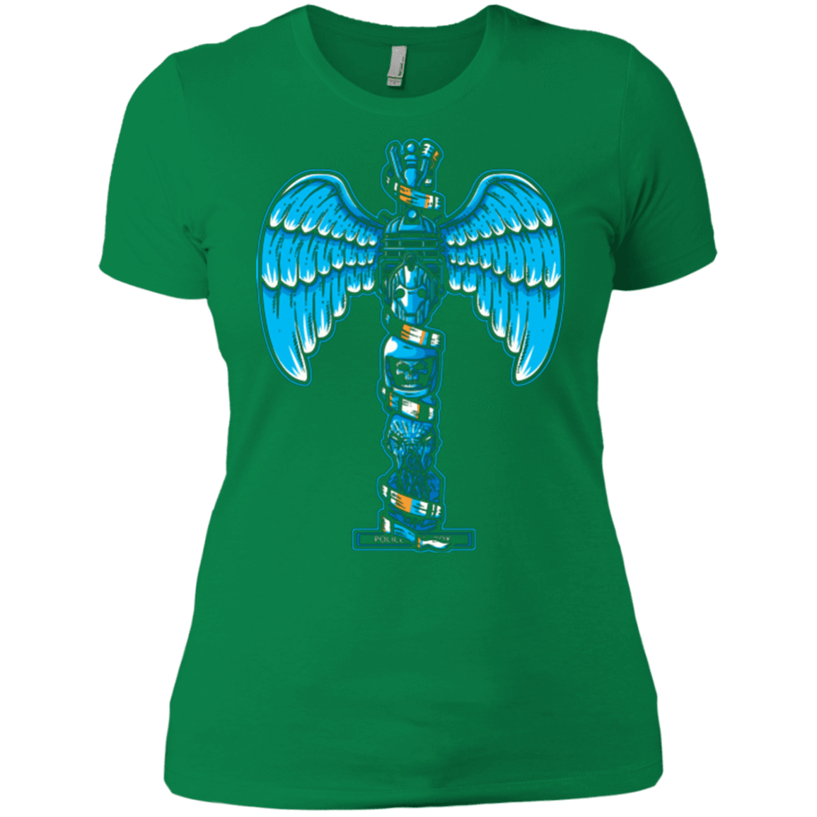 T-Shirts Kelly Green / X-Small WHOVIAN TOTEM Women's Premium T-Shirt