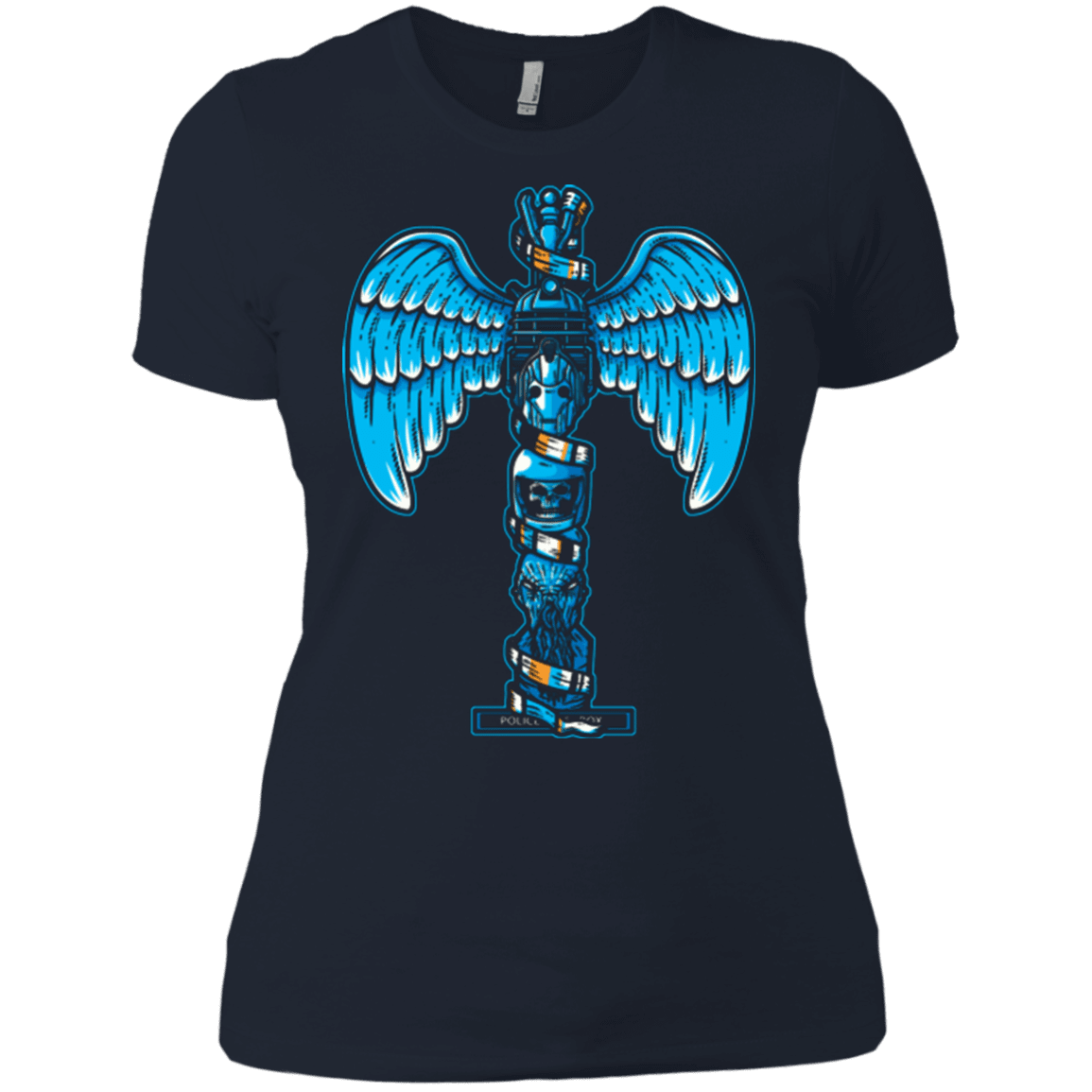 T-Shirts Midnight Navy / X-Small WHOVIAN TOTEM Women's Premium T-Shirt