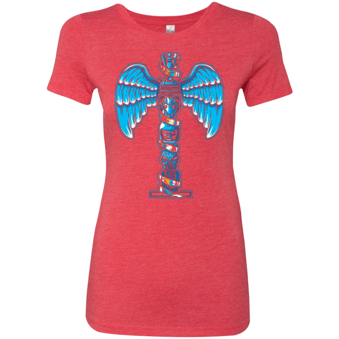 T-Shirts Vintage Red / Small WHOVIAN TOTEM Women's Triblend T-Shirt