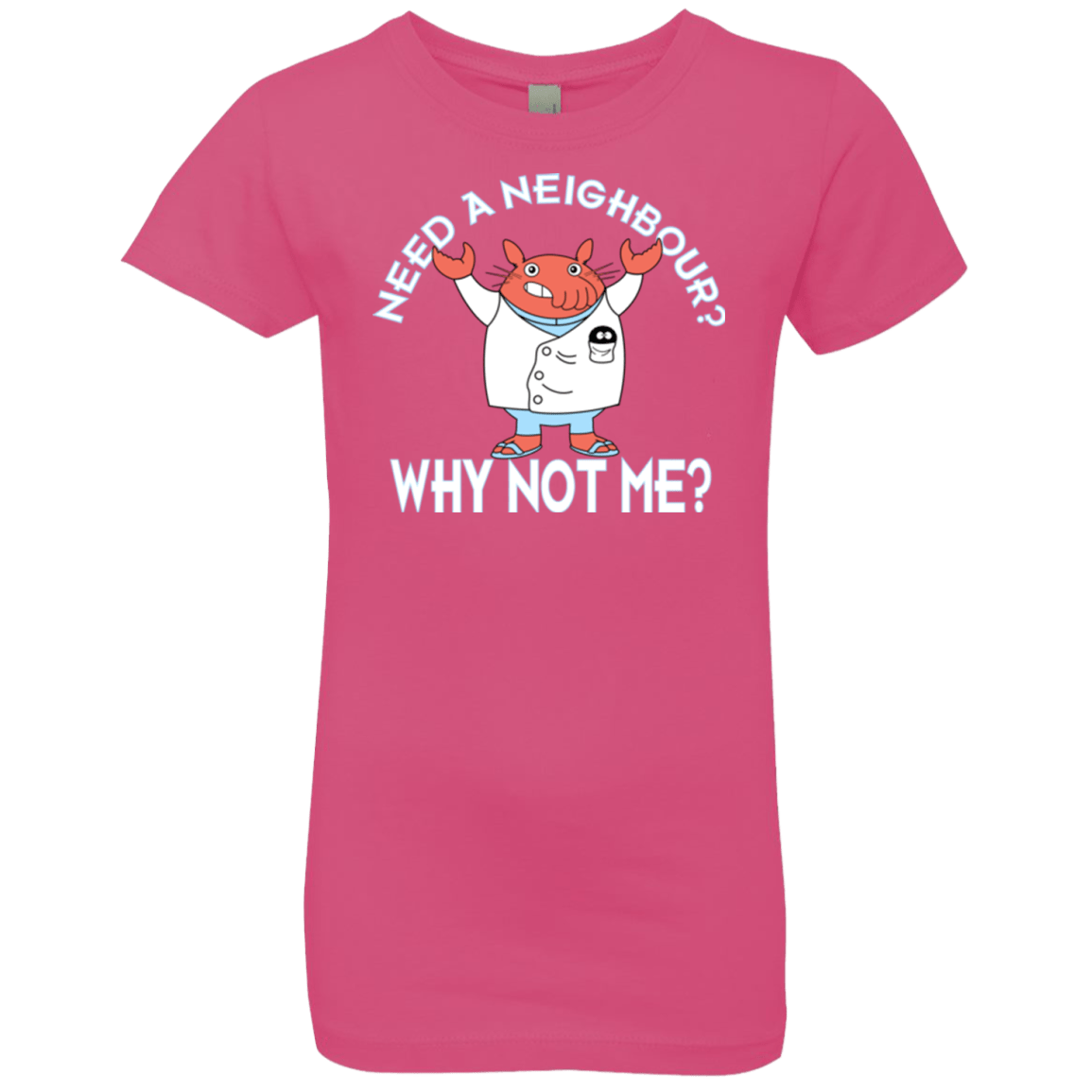 T-Shirts Hot Pink / YXS Why not me Girls Premium T-Shirt
