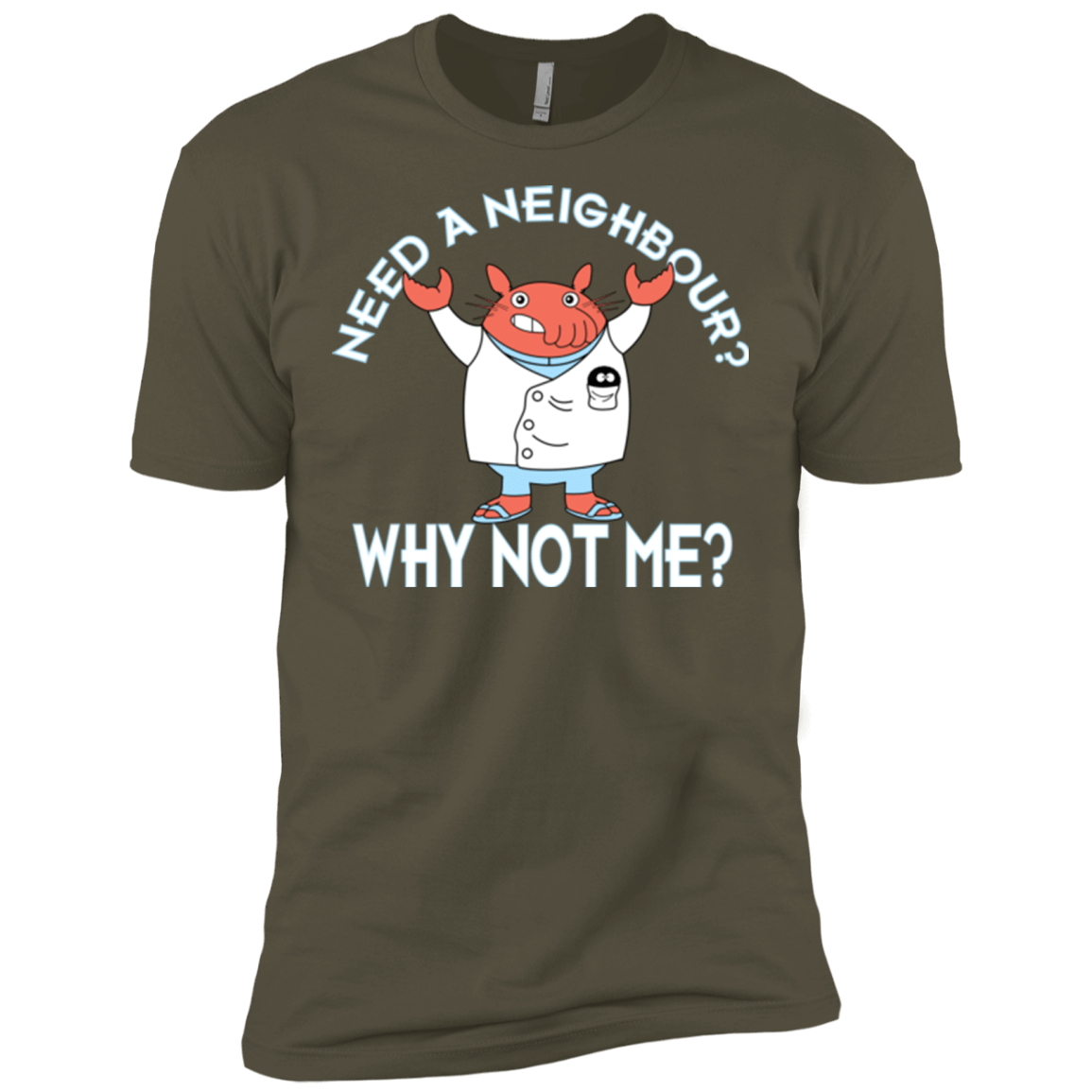 T-Shirts Military Green / X-Small Why not me Men's Premium T-Shirt