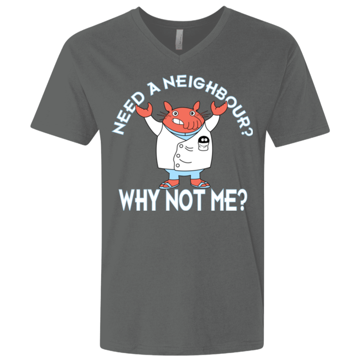 T-Shirts Heavy Metal / X-Small Why not me Men's Premium V-Neck