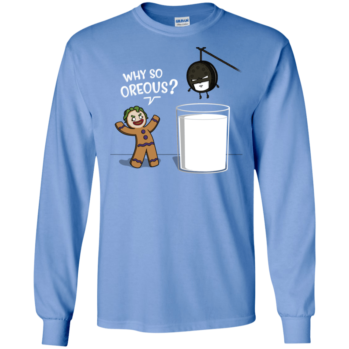 T-Shirts Carolina Blue / S Why So Oreous Men's Long Sleeve T-Shirt