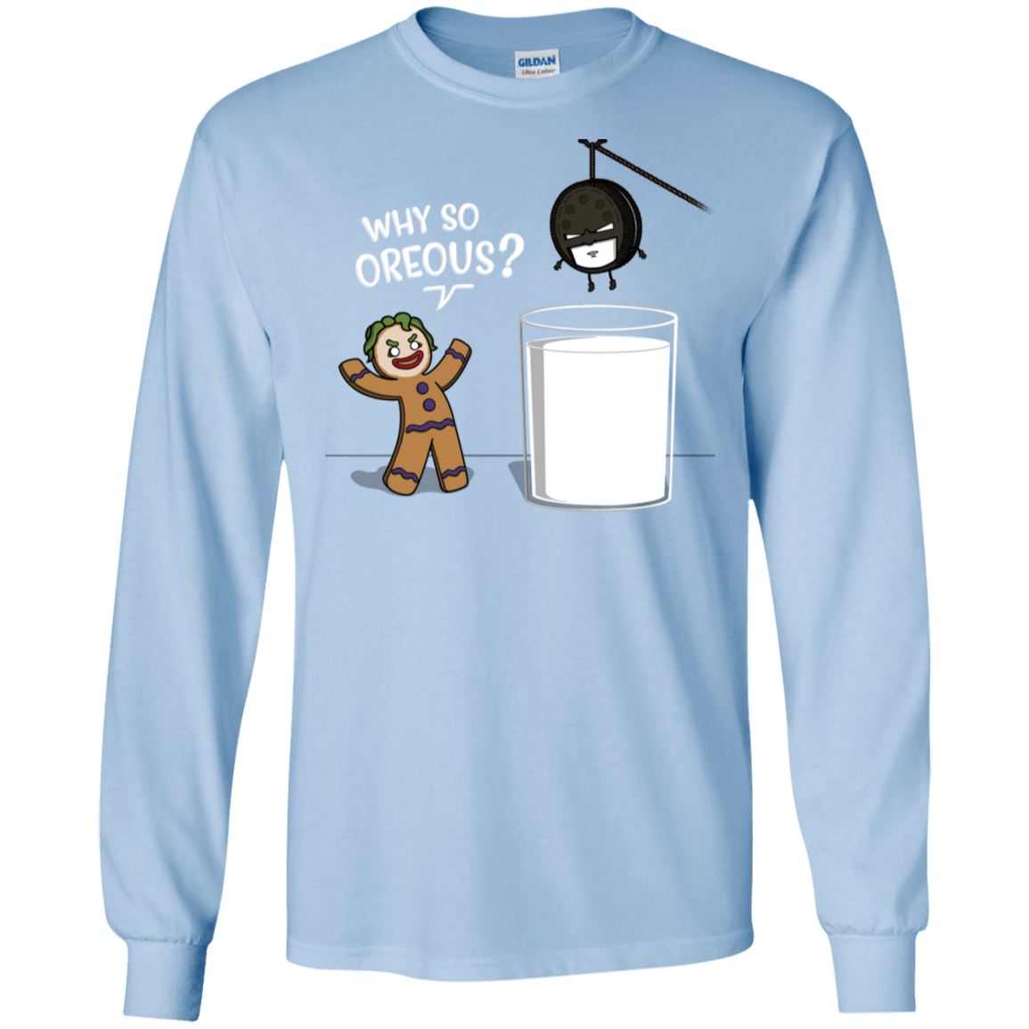 T-Shirts Light Blue / S Why So Oreous Men's Long Sleeve T-Shirt