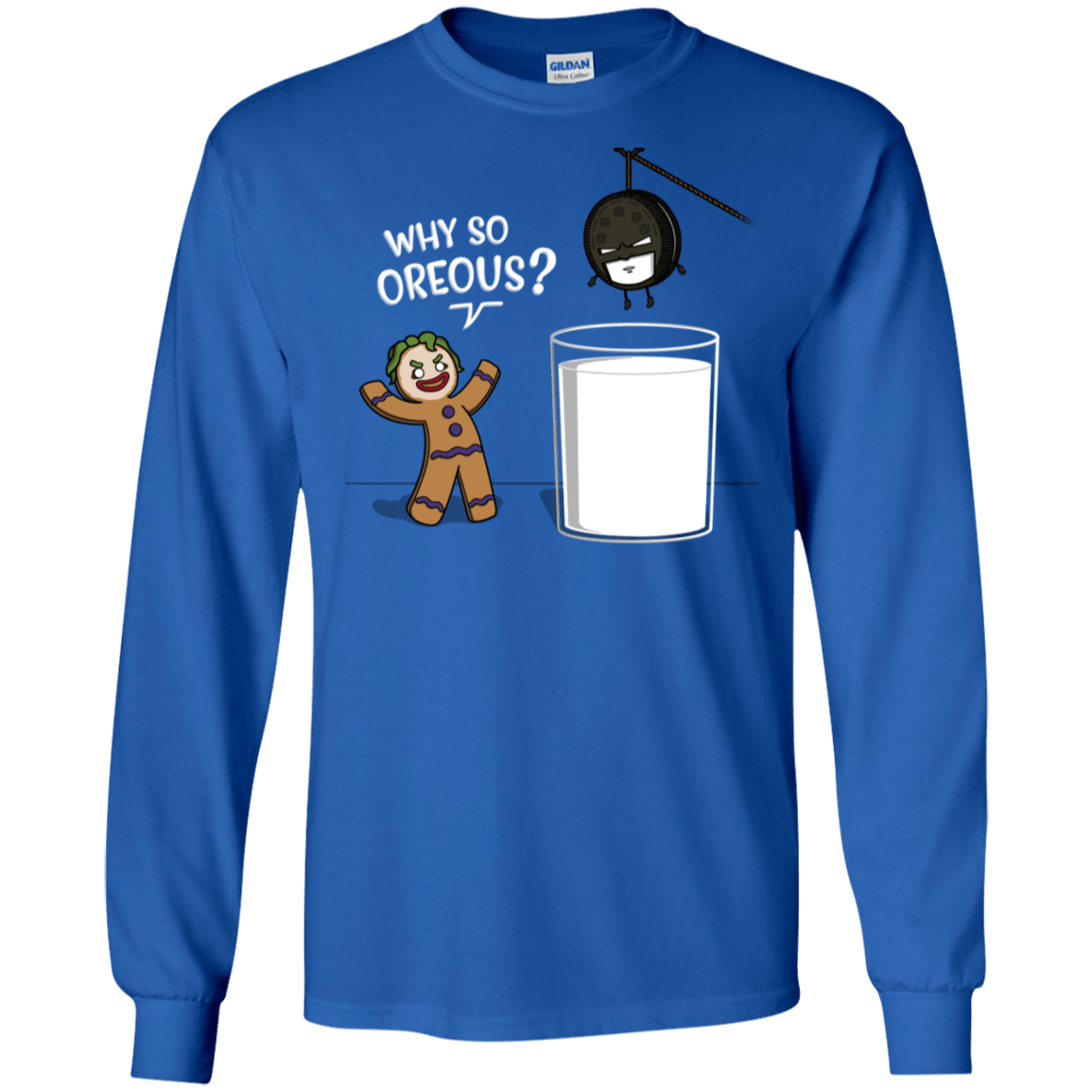 T-Shirts Royal / S Why So Oreous Men's Long Sleeve T-Shirt