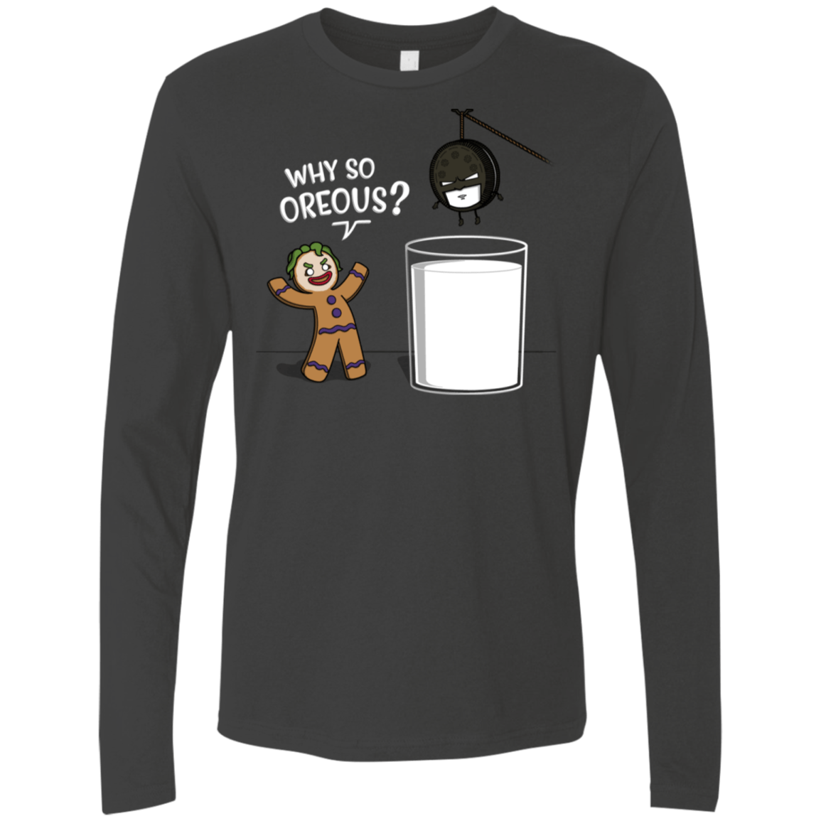 T-Shirts Heavy Metal / S Why So Oreous Men's Premium Long Sleeve
