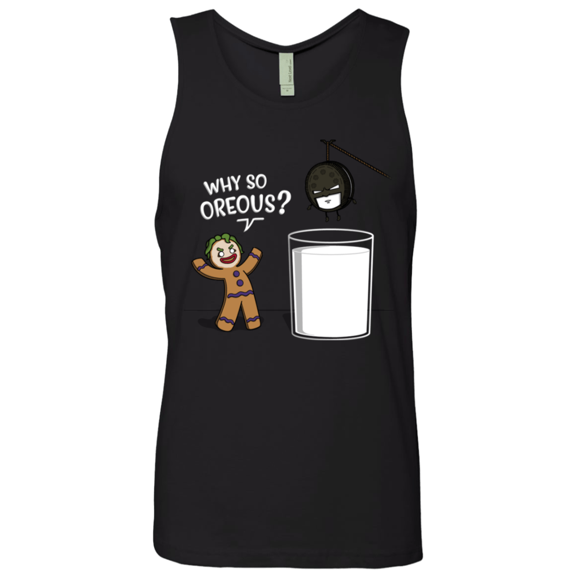 T-Shirts Black / S Why So Oreous Men's Premium Tank Top