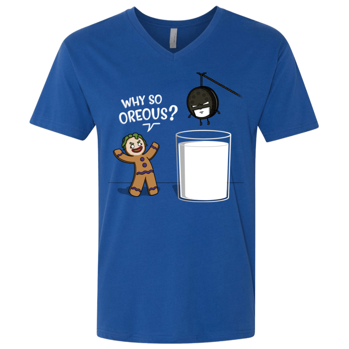 T-Shirts Royal / X-Small Why So Oreous Men's Premium V-Neck