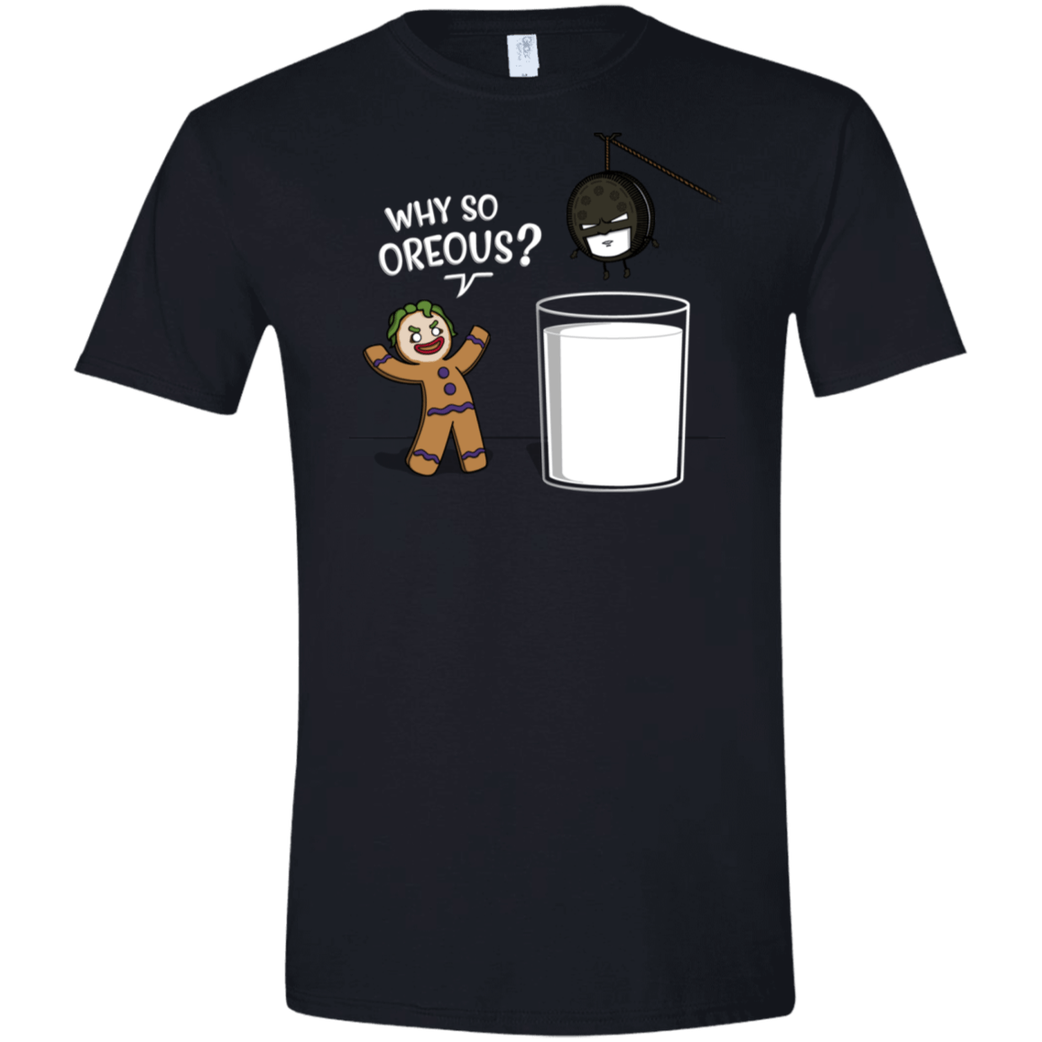 T-Shirts Black / X-Small Why So Oreous Men's Semi-Fitted Softstyle