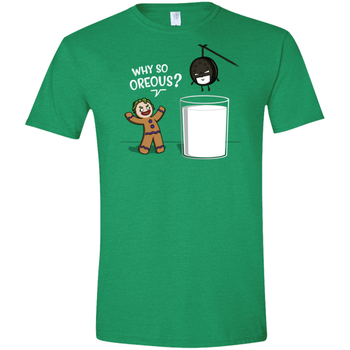 T-Shirts Heather Irish Green / S Why So Oreous Men's Semi-Fitted Softstyle